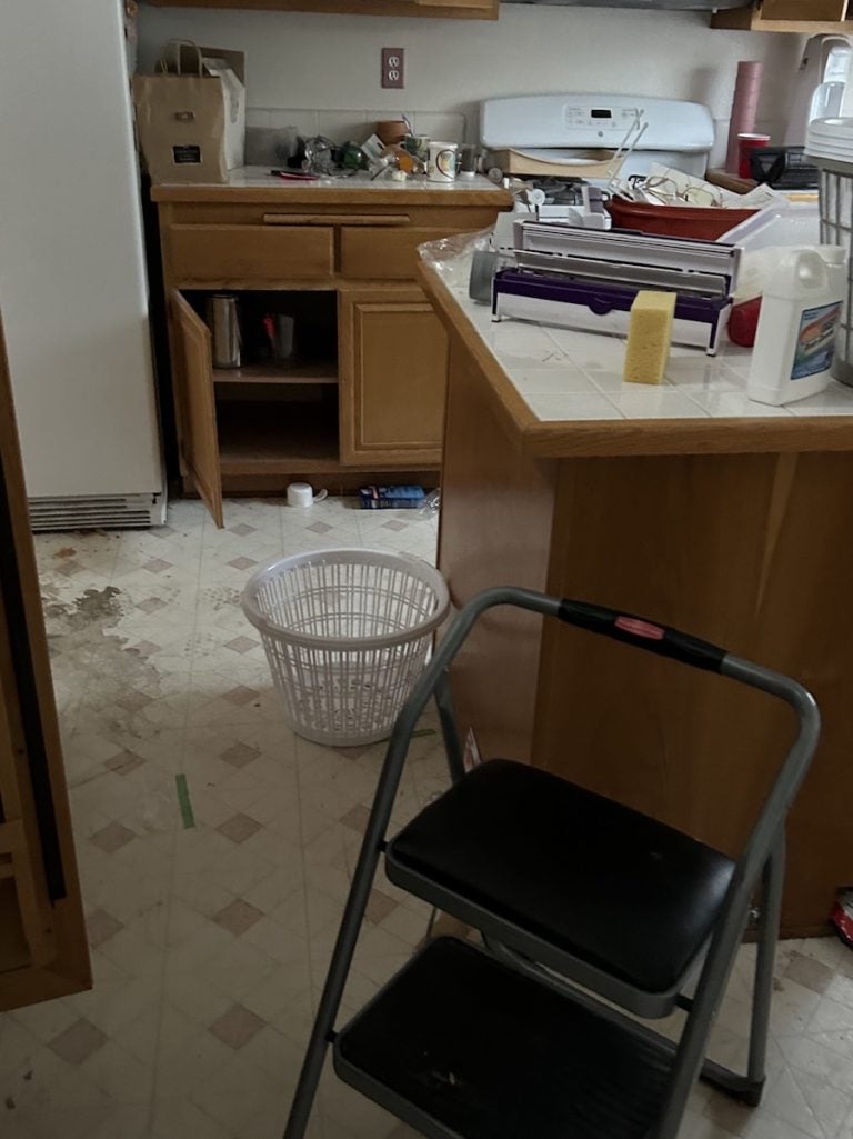 Hoarder house with foundation damage - we buy as-is with no cleanup required